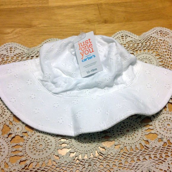 Cotton Baby's sun cap, just one you made by Carter's 12-18 month - Picture 1 of 5